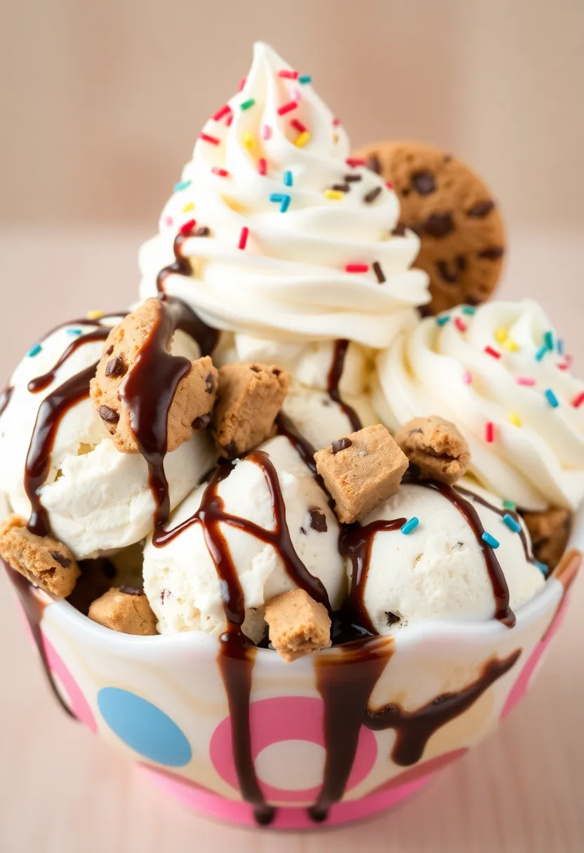 25 Ice Cream Sundae Ideas: Recipes Over the Top Delicious 6 25 Ice Cream Sundae Ideas: Recipes Over the Top Delicious - 6. Cookie Dough Sundae