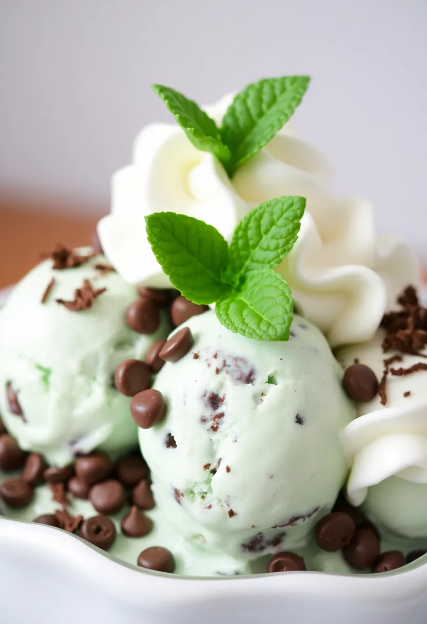 25 Ice Cream Sundae Ideas: Recipes Over the Top Delicious 7 25 Ice Cream Sundae Ideas: Recipes Over the Top Delicious - 7. Mint Chocolate Chip Sundae