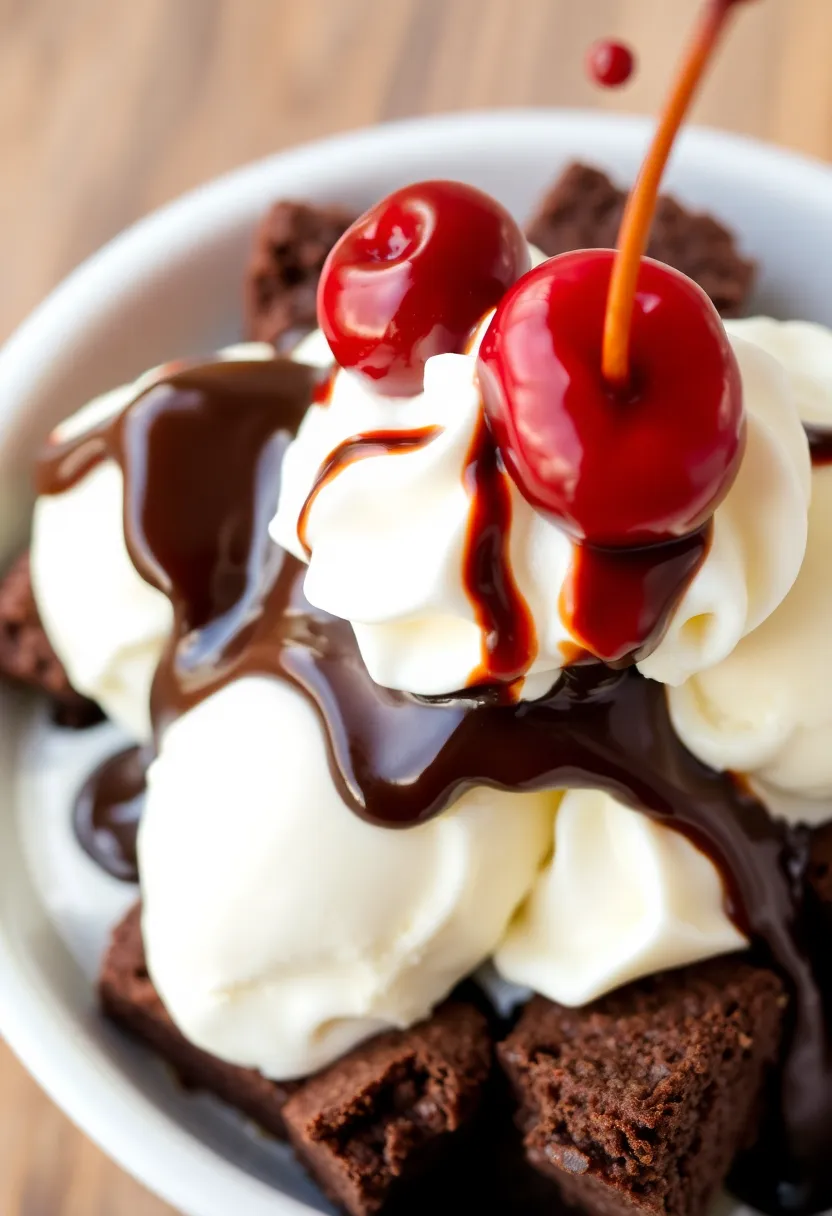 25 Ice Cream Sundae Ideas: Recipes Over the Top Delicious 8 25 Ice Cream Sundae Ideas: Recipes Over the Top Delicious - 8. Brownie Sundae