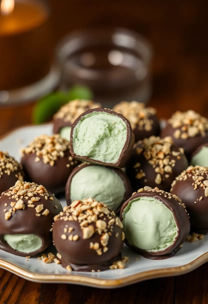 25 Mint Ice Cream Dessert Recipes That Refresh Your Day 11 25 Mint Ice Cream Dessert Recipes That Refresh Your Day - 11. Mint Ice Cream Truffles