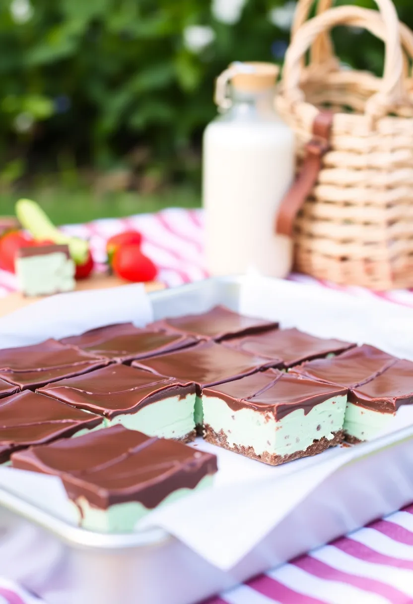 25 Mint Ice Cream Dessert Recipes That Refresh Your Day 19 25 Mint Ice Cream Dessert Recipes That Refresh Your Day - 19. Mint Ice Cream Fudge Bars