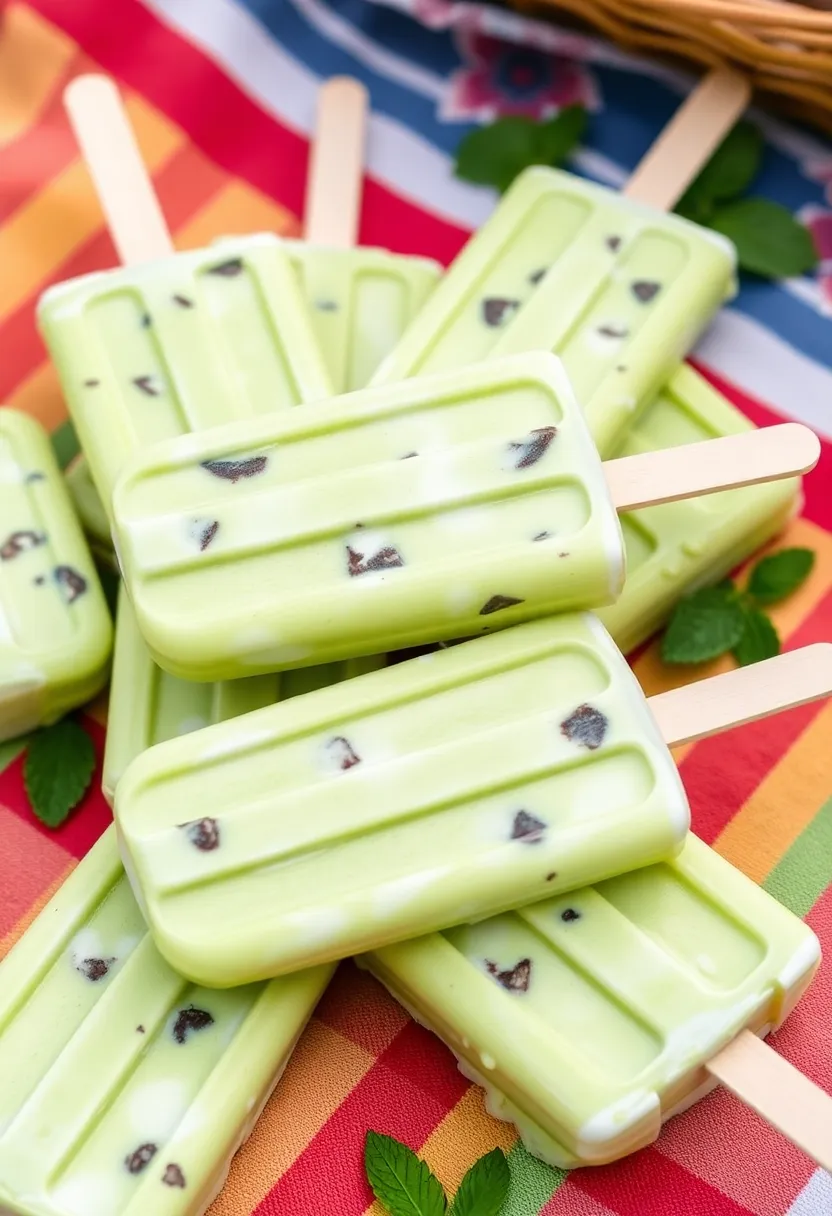 25 Mint Ice Cream Dessert Recipes That Refresh Your Day 6 25 Mint Ice Cream Dessert Recipes That Refresh Your Day - 6. Mint Ice Cream Popsicles