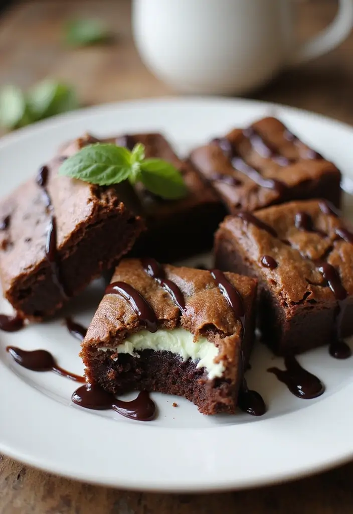 25 Mint Ice Cream Dessert Recipes That Refresh Your Day 9 25 Mint Ice Cream Dessert Recipes That Refresh Your Day - 9. Mint Ice Cream Stuffed Brownies