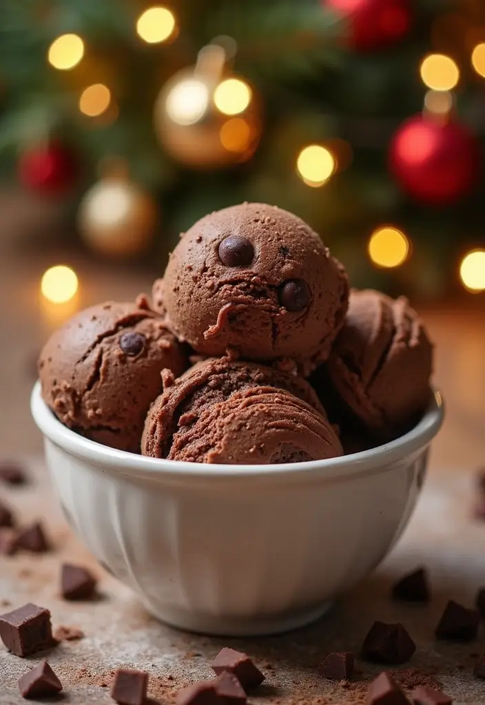 25 Ninja Creami Ice Cream Recipes Christmas Holiday Favorites - 18. Brownie Batter Ice Cream