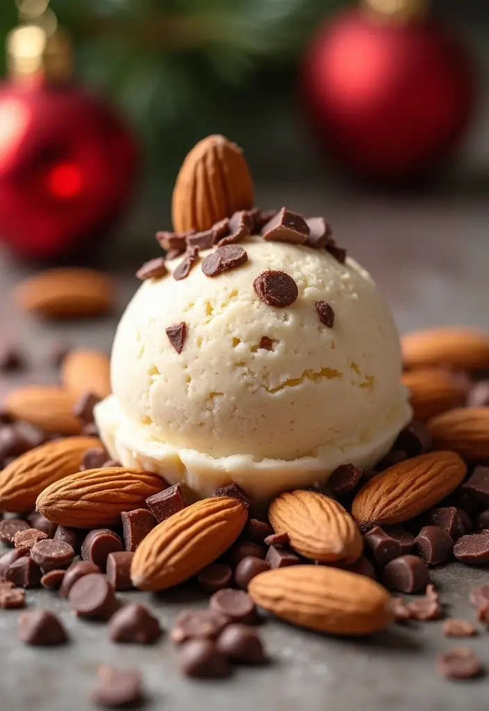 25 Ninja Creami Ice Cream Recipes Christmas Holiday Favorites - 22. Almond Joy Ice Cream
