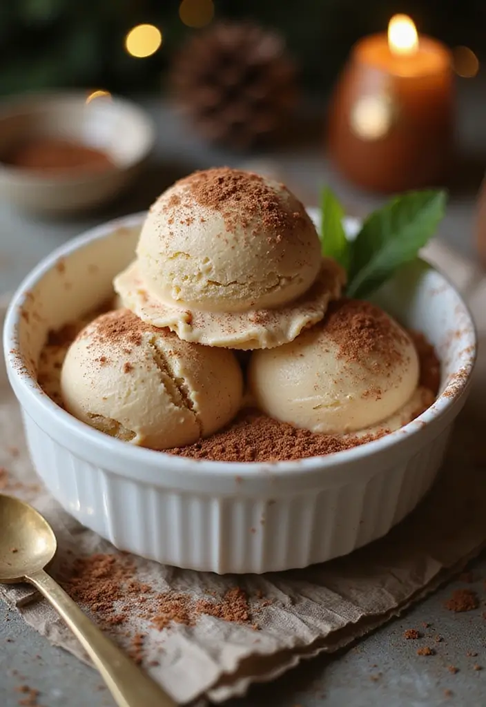25 Ninja Creami Ice Cream Recipes Christmas Holiday Favorites - 23. Tiramisu Ice Cream