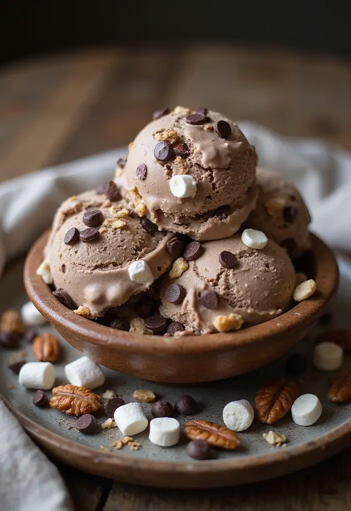 25 Nostalgia Ice Cream Maker Recipes Family Friendly 10 25 Nostalgia Ice Cream Maker Recipes Family Friendly - 10. Rocky Road