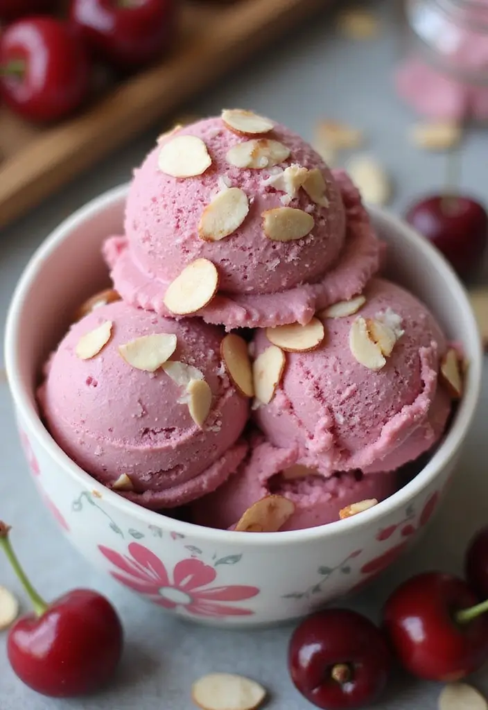 25 Nostalgia Ice Cream Maker Recipes Family Friendly 15 25 Nostalgia Ice Cream Maker Recipes Family Friendly - 15. Cherry Almond