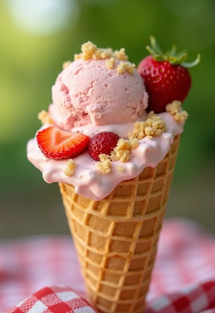 25 Nostalgia Ice Cream Maker Recipes Family Friendly 3 25 Nostalgia Ice Cream Maker Recipes Family Friendly - 3. Strawberry Shortcake Ice Cream