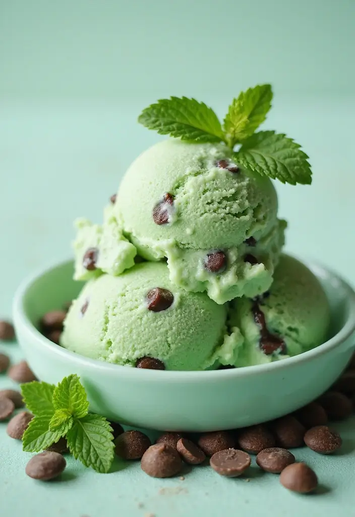 25 Nostalgia Ice Cream Maker Recipes Family Friendly 4 25 Nostalgia Ice Cream Maker Recipes Family Friendly - 4. Mint Chocolate Chip