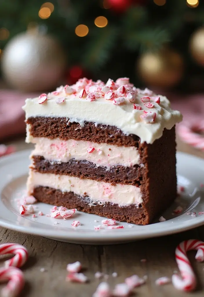 25 Peppermint Ice Cream Dessert Recipes Festive and Fresh - 2. Peppermint Ice Cream Cake