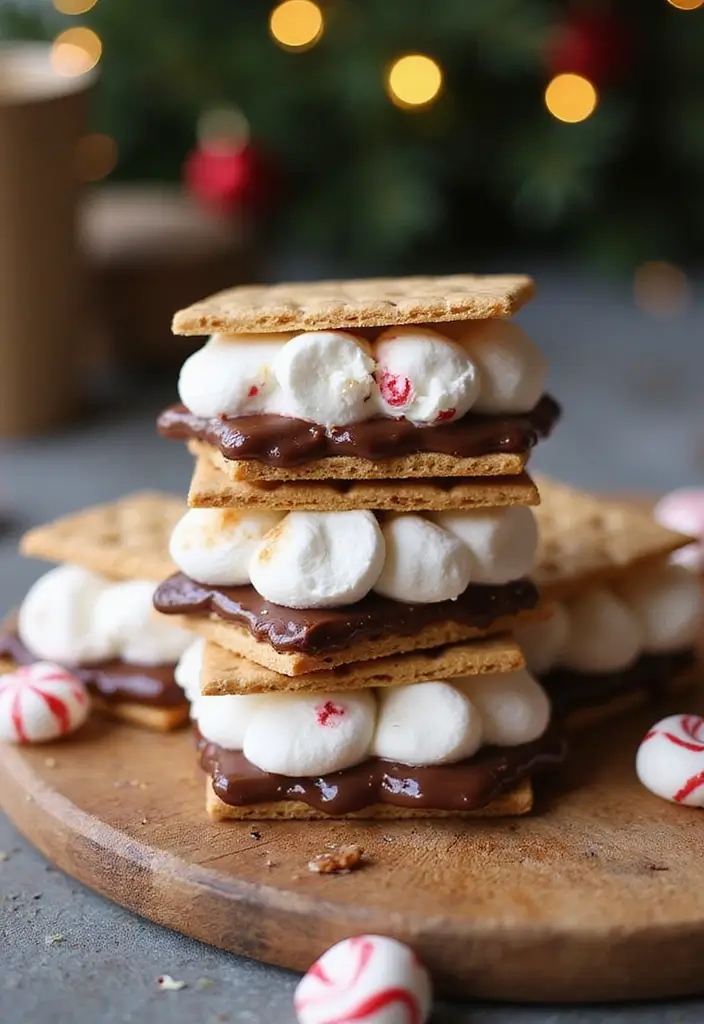 25 Peppermint Ice Cream Dessert Recipes Festive and Fresh - 23. Peppermint Ice Cream S'mores