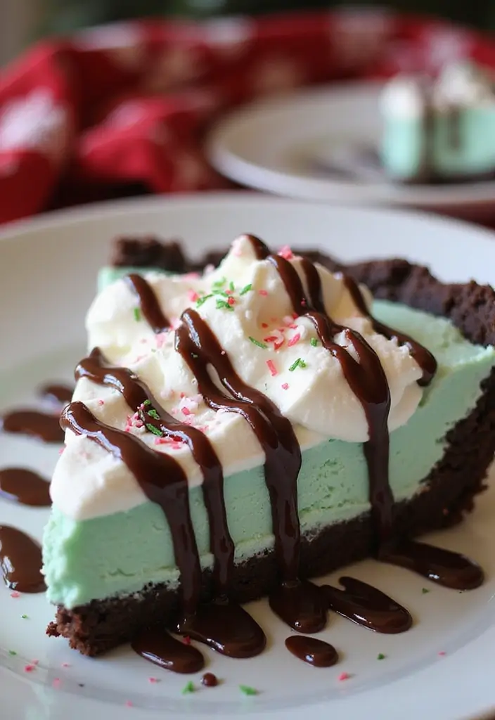 25 Peppermint Ice Cream Dessert Recipes Festive and Fresh - 3. Peppermint Ice Cream Pie