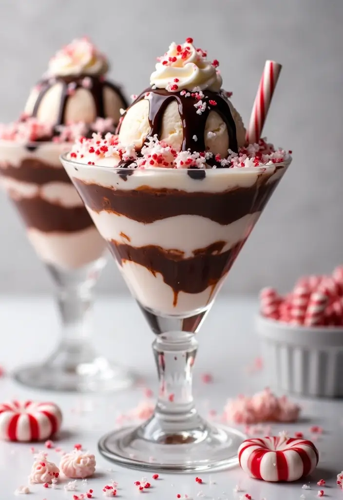 25 Peppermint Ice Cream Dessert Recipes Festive and Fresh - 5. Peppermint Ice Cream Parfaits