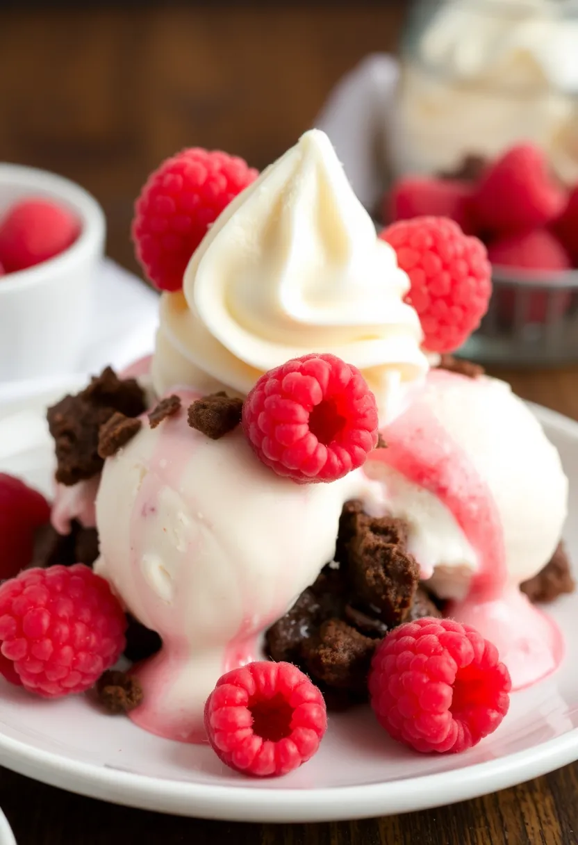 25 Sundae Recipes Ice Cream Lovers Must Try 11 25 Sundae Recipes Ice Cream Lovers Must Try - 11. Raspberry Brownie Sundae