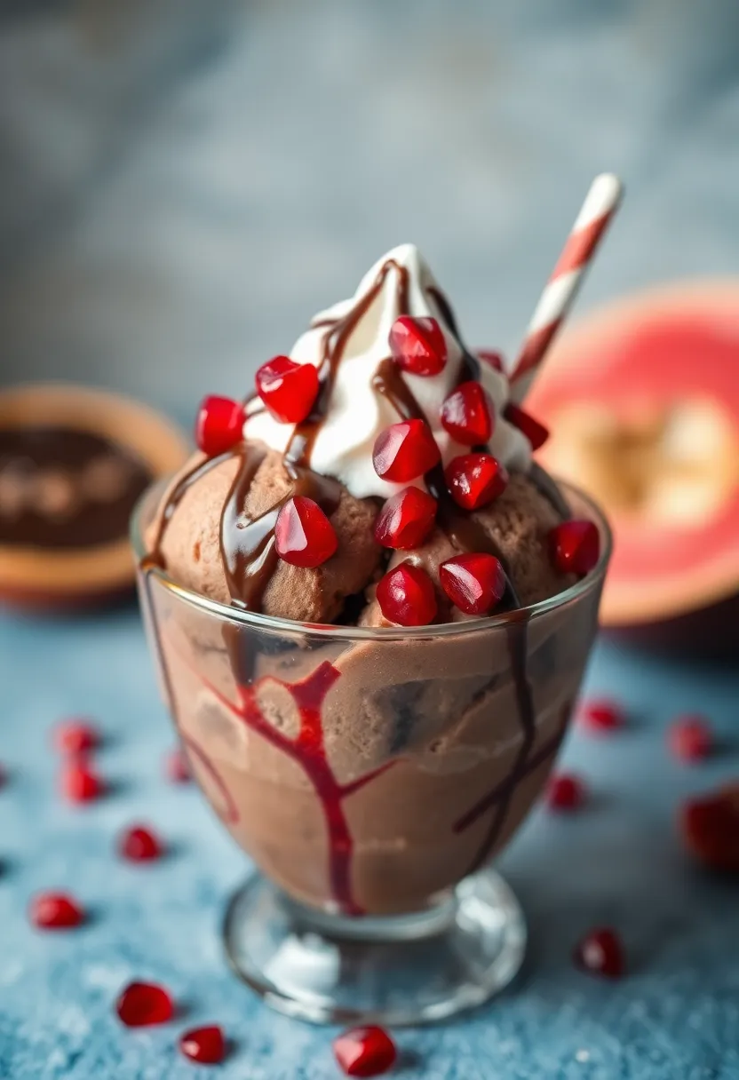 25 Sundae Recipes Ice Cream Lovers Must Try 24 25 Sundae Recipes Ice Cream Lovers Must Try - 24. Pomegranate Chocolate Sundae