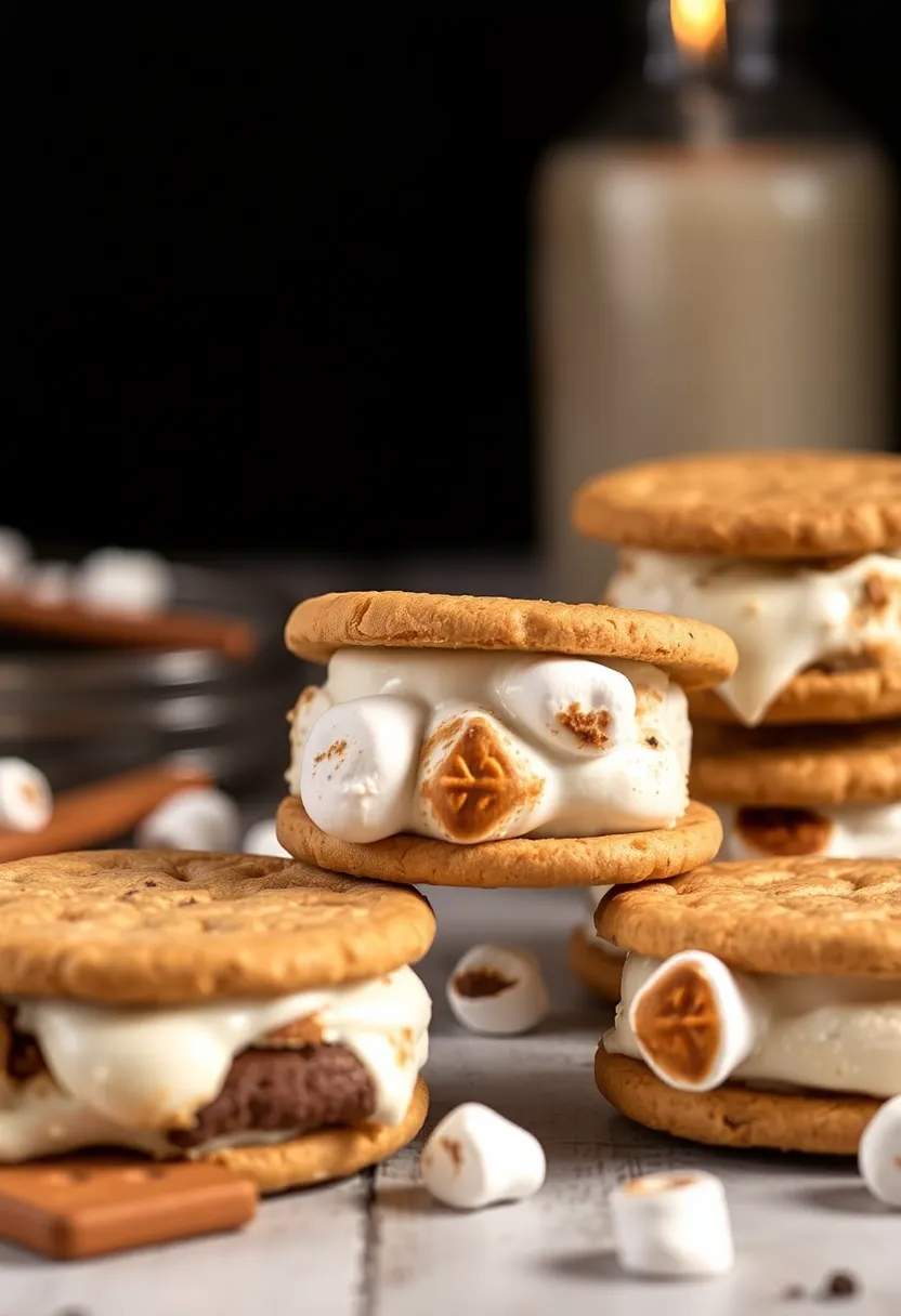 26 Creative Ice Cream Sandwich Recipes You’ll Want to Save 10 26 Creative Ice Cream Sandwich Recipes You’ll Want to Save - 10. S’mores Ice Cream Sandwiches
