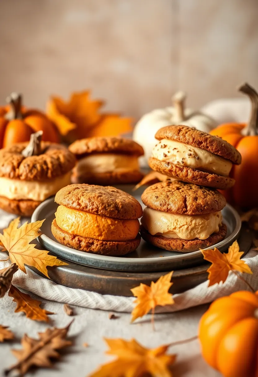 26 Creative Ice Cream Sandwich Recipes You’ll Want to Save 12 26 Creative Ice Cream Sandwich Recipes You’ll Want to Save - 12. Pumpkin Spice Ice Cream Sandwiches