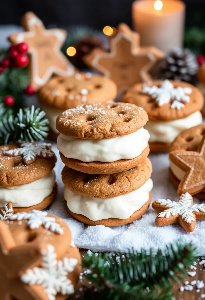 26 Creative Ice Cream Sandwich Recipes You’ll Want to Save 21 26 Creative Ice Cream Sandwich Recipes You’ll Want to Save - 21. Gingerbread Ice Cream Sandwiches