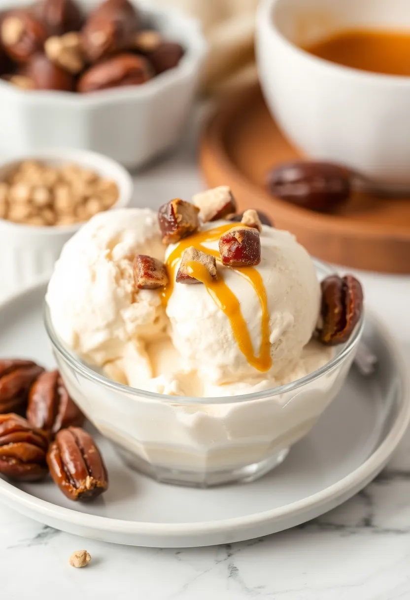 26 Krups Ice Cream Maker Recipes: Classic and Modern 17 26 Krups Ice Cream Maker Recipes: Classic and Modern - 17. Tahini Date Ice Cream