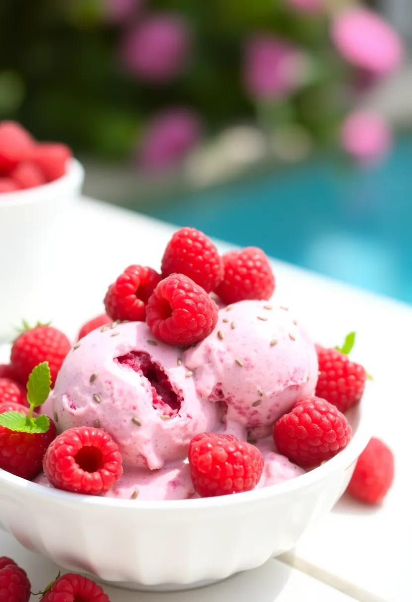 26 Krups Ice Cream Maker Recipes: Classic and Modern 18 26 Krups Ice Cream Maker Recipes: Classic and Modern - 18. Raspberry Chia Ice Cream