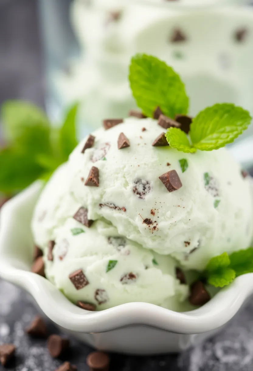 26 Krups Ice Cream Maker Recipes: Classic and Modern 20 26 Krups Ice Cream Maker Recipes: Classic and Modern - 20. Mint Chocolate Chip Ice Cream