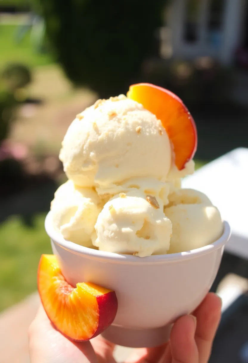 26 Krups Ice Cream Maker Recipes: Classic and Modern 25 26 Krups Ice Cream Maker Recipes: Classic and Modern - 25. Ginger Peach Ice Cream