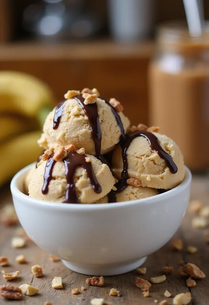 26 Krups Ice Cream Maker Recipes: Classic and Modern 6 26 Krups Ice Cream Maker Recipes: Classic and Modern - 6. Peanut Butter Banana Ice Cream