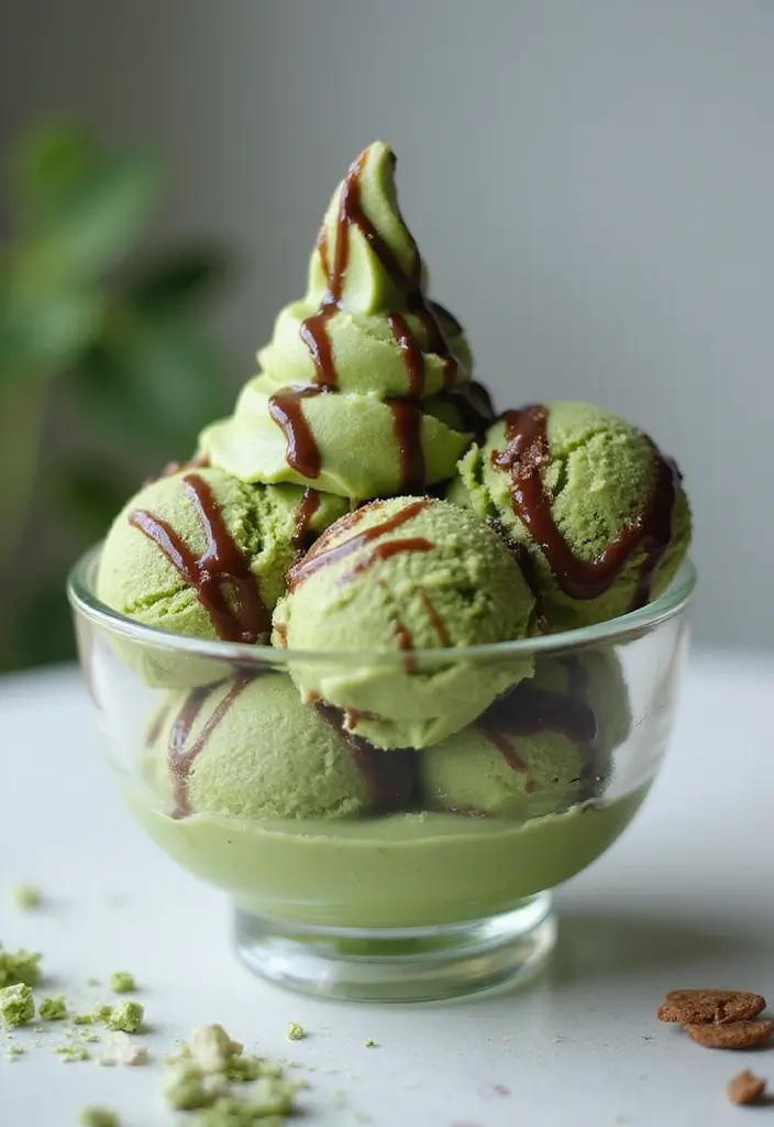 26 Krups Ice Cream Maker Recipes: Classic and Modern 9 26 Krups Ice Cream Maker Recipes: Classic and Modern - 9. Choco-Matcha Swirl Ice Cream