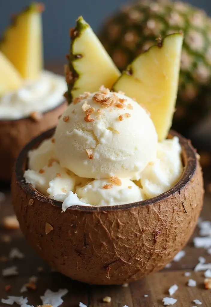 26 Ninja Creami Ice Cream Recipes Sugar Free and Guilt Free 13 26 Ninja Creami Ice Cream Recipes Sugar Free and Guilt Free - 13. Tropical Pineapple Coconut