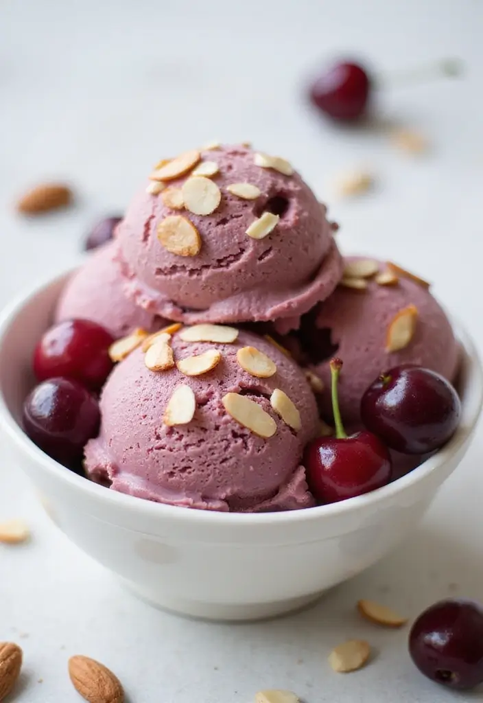 26 Ninja Creami Ice Cream Recipes Sugar Free and Guilt Free 14 26 Ninja Creami Ice Cream Recipes Sugar Free and Guilt Free - 14. Cherry Almond Bliss