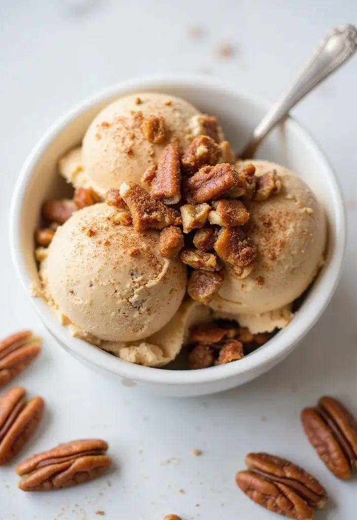 26 Ninja Creami Ice Cream Recipes Sugar Free and Guilt Free 17 26 Ninja Creami Ice Cream Recipes Sugar Free and Guilt Free - 17. Pecan Pie Ice Cream