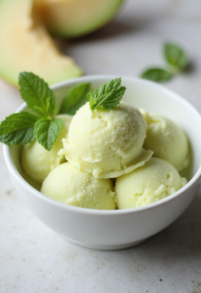 26 Ninja Creami Ice Cream Recipes Sugar Free and Guilt Free 23 26 Ninja Creami Ice Cream Recipes Sugar Free and Guilt Free - 23. Honeydew Mint Sorbet
