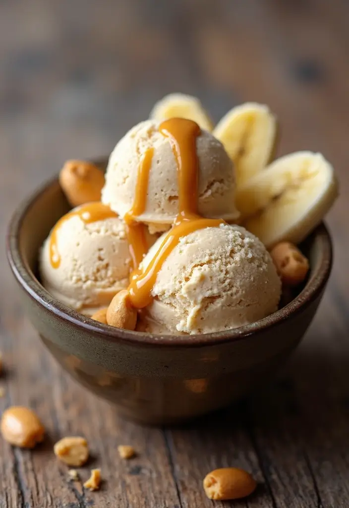 26 Ninja Creami Ice Cream Recipes Sugar Free and Guilt Free 4 26 Ninja Creami Ice Cream Recipes Sugar Free and Guilt Free - 4. Peanut Butter Banana Bliss