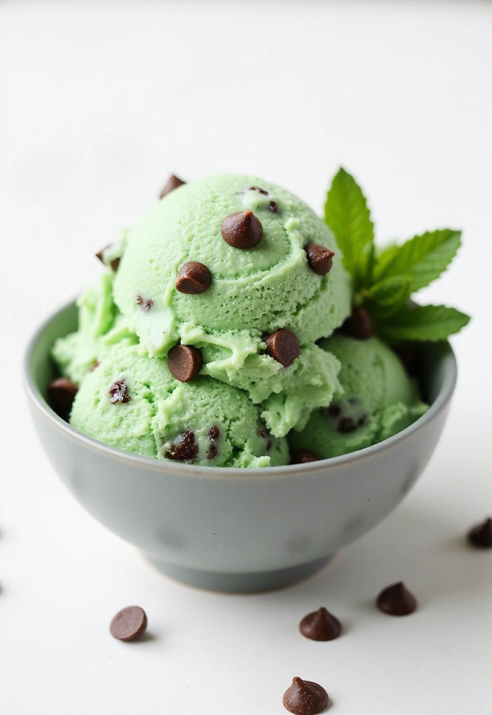 26 Ninja Creami Ice Cream Recipes Sugar Free and Guilt Free 7 26 Ninja Creami Ice Cream Recipes Sugar Free and Guilt Free - 7. Mint Chocolate Chip