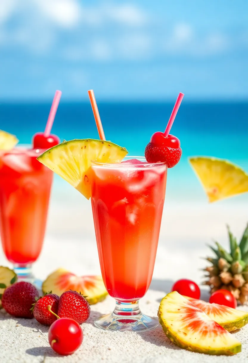 26 Strawberry Ice Cream Punch Recipes Party Favorites - 11. Strawberry Pina Colada Punch