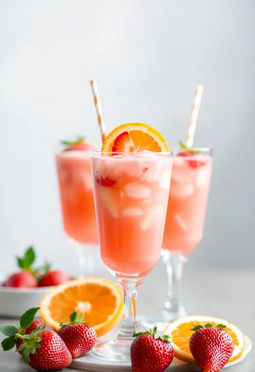 26 Strawberry Ice Cream Punch Recipes Party Favorites - 13. Strawberry Orange Cream Punch
