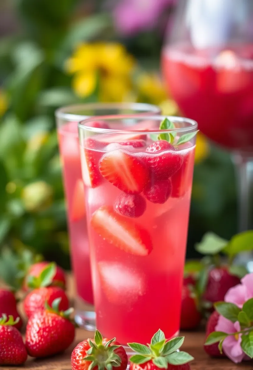 26 Strawberry Ice Cream Punch Recipes Party Favorites - 17. Strawberry Raspberry Punch