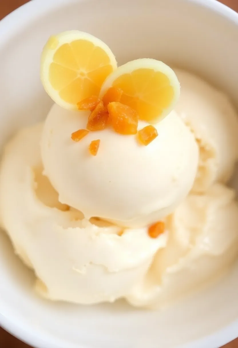 27 Americana Ice Cream Maker Recipes Full of Fun - 19. Ginger Ice Cream