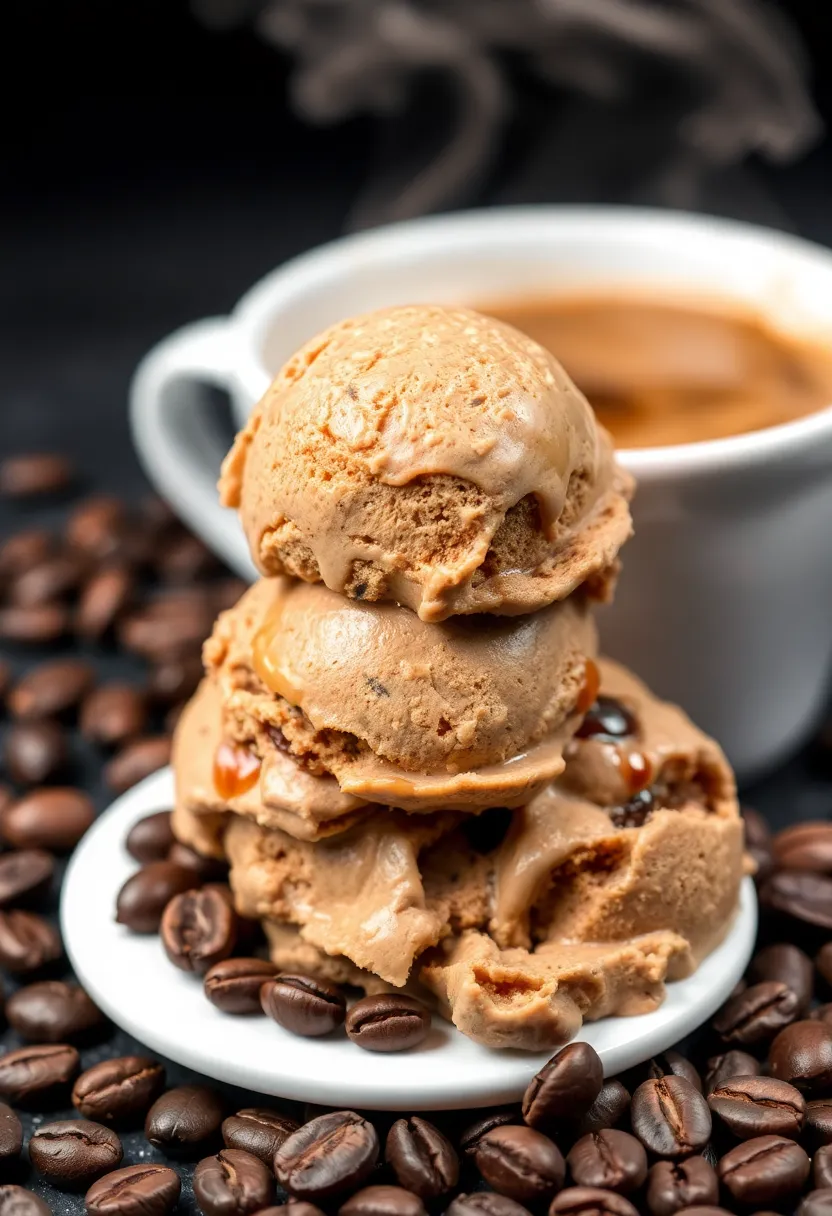 27 Americana Ice Cream Maker Recipes Full of Fun - 5. Coffee Ice Cream
