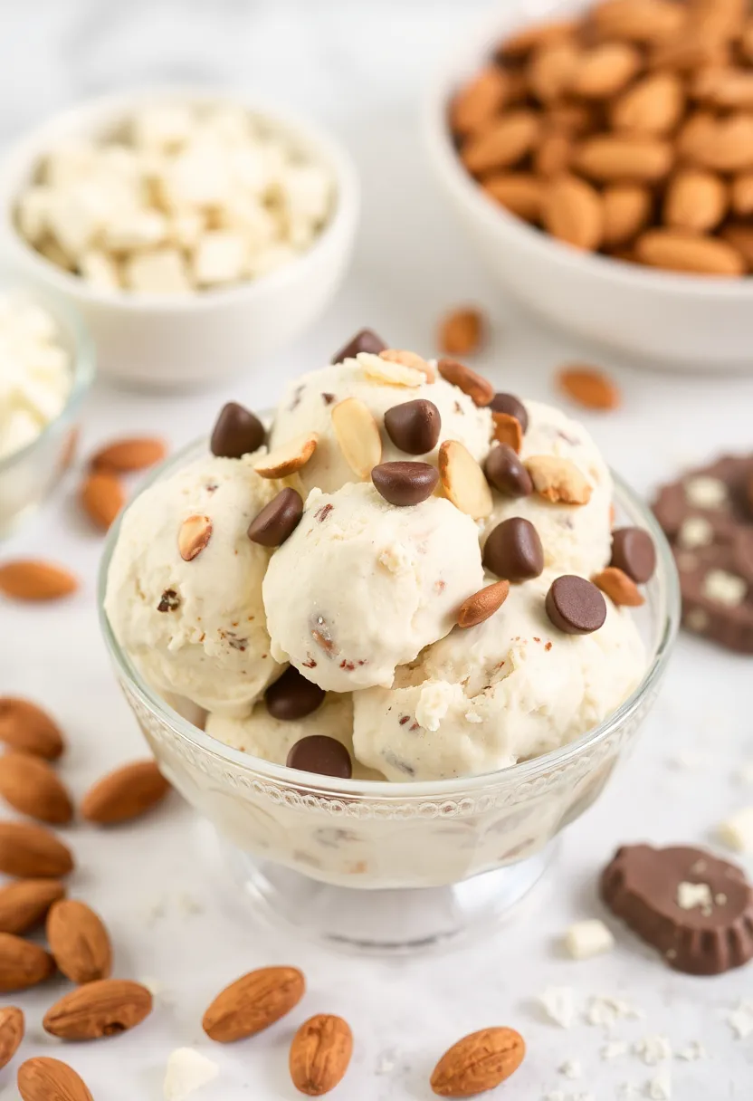 27 Delicious Dairy-Free Paleo Ice Cream Recipes You Need to Try 10 27 Delicious Dairy-Free Paleo Ice Cream Recipes You Need to Try - 10. Almond Joy Ice Cream