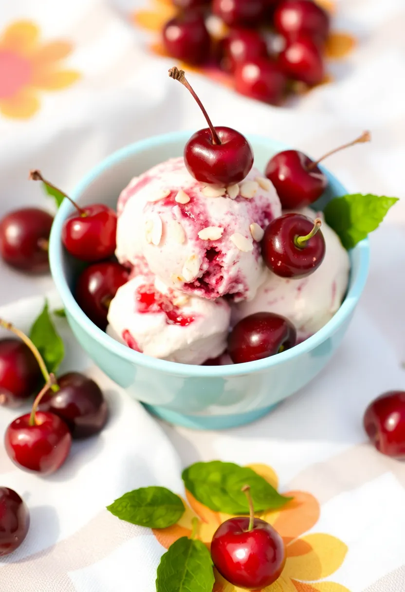 27 Delicious Dairy-Free Paleo Ice Cream Recipes You Need to Try 14 27 Delicious Dairy-Free Paleo Ice Cream Recipes You Need to Try - 14. Cherry Almond Ice Cream