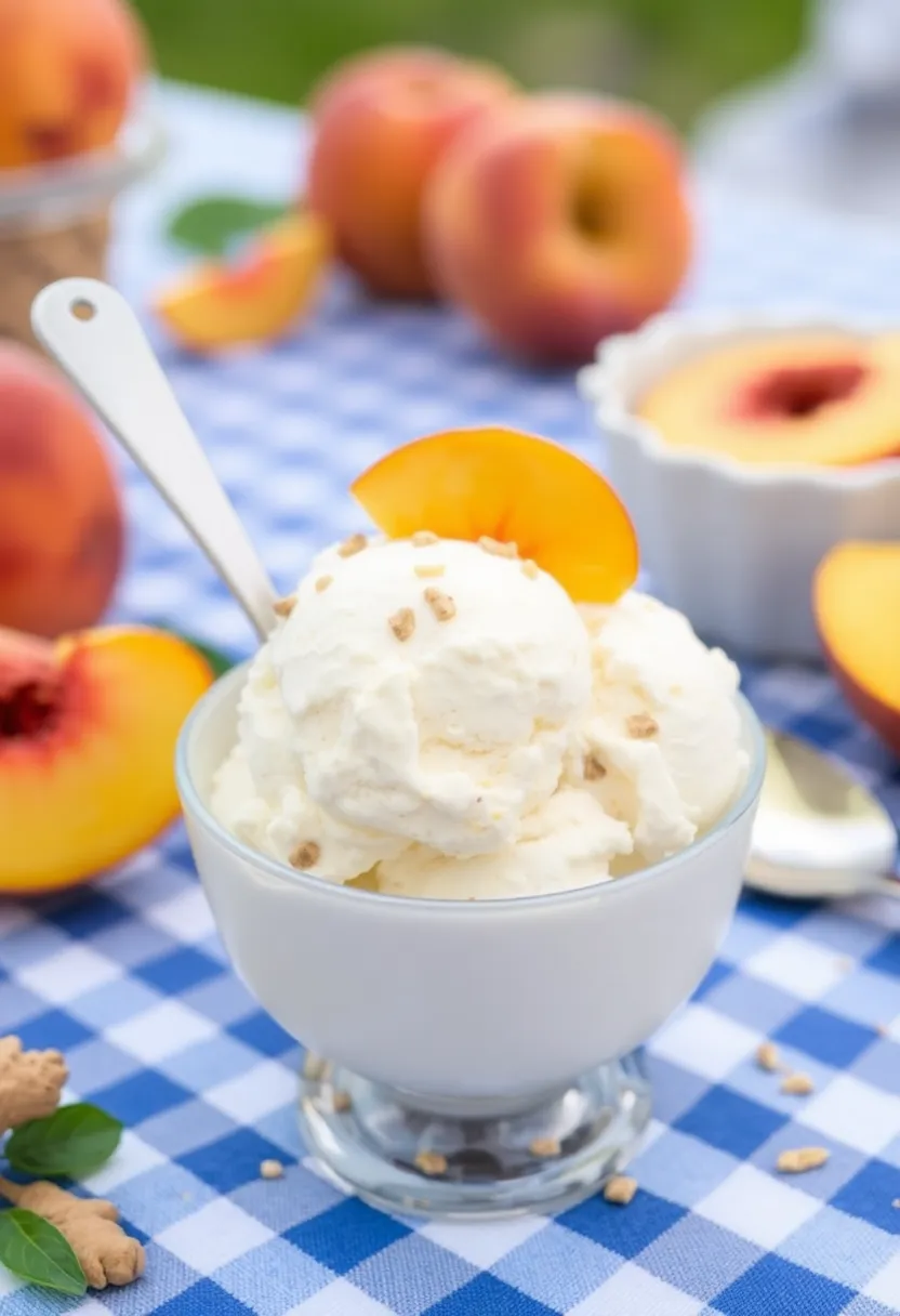 27 Delicious Dairy-Free Paleo Ice Cream Recipes You Need to Try 17 27 Delicious Dairy-Free Paleo Ice Cream Recipes You Need to Try - 17. Ginger Peach Ice Cream