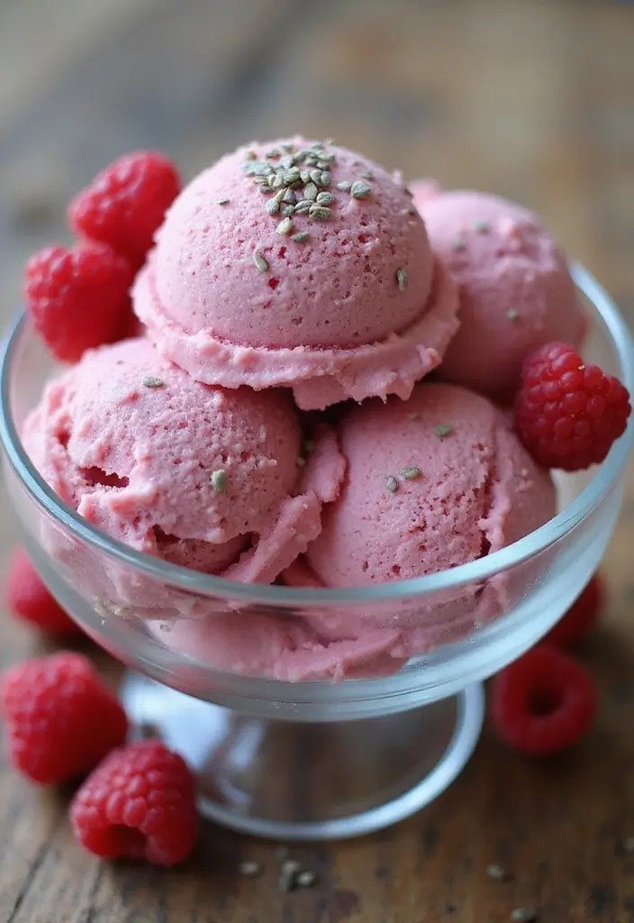 27 Four Ingredient Ice Cream Recipes Quick and Easy 10 27 Four Ingredient Ice Cream Recipes Quick and Easy - 10. Raspberry Chia Seed Ice Cream