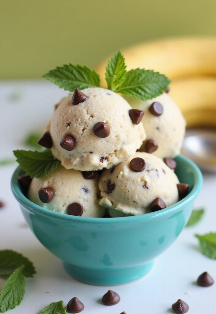 27 Four Ingredient Ice Cream Recipes Quick and Easy 12 27 Four Ingredient Ice Cream Recipes Quick and Easy - 12. Mint Chocolate Chip Banana Ice Cream