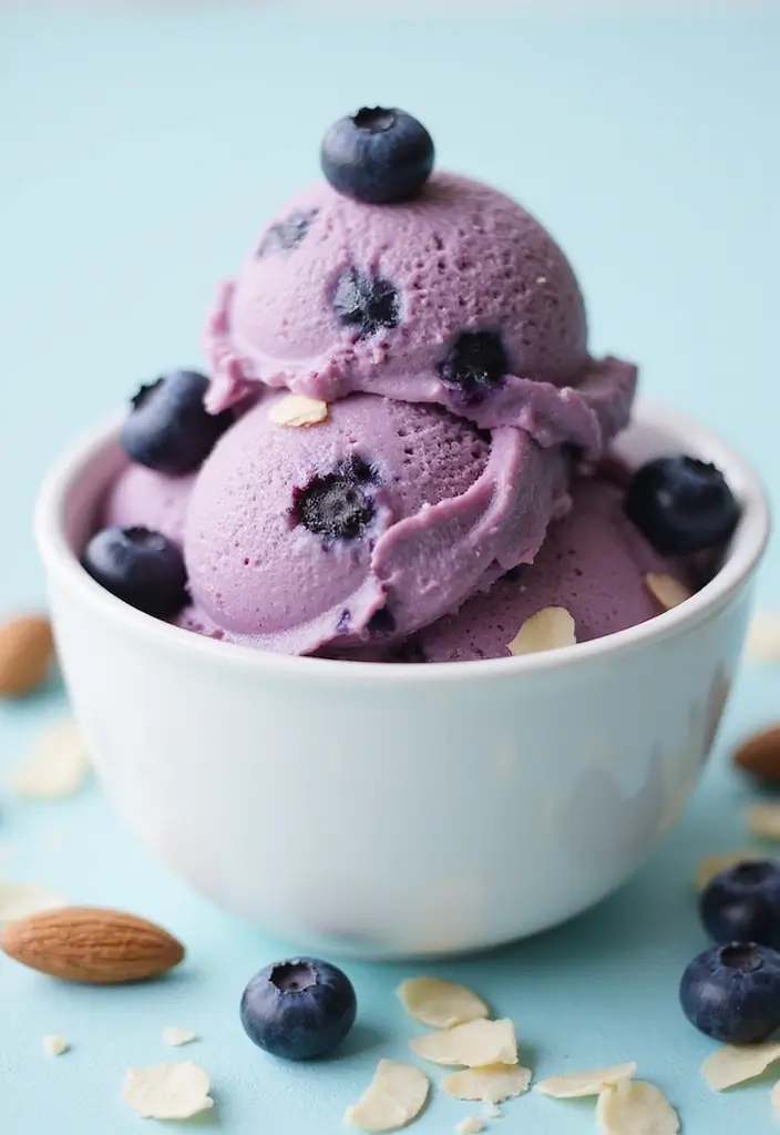 27 Four Ingredient Ice Cream Recipes Quick and Easy 15 27 Four Ingredient Ice Cream Recipes Quick and Easy - 15. Blueberry Almond Ice Cream