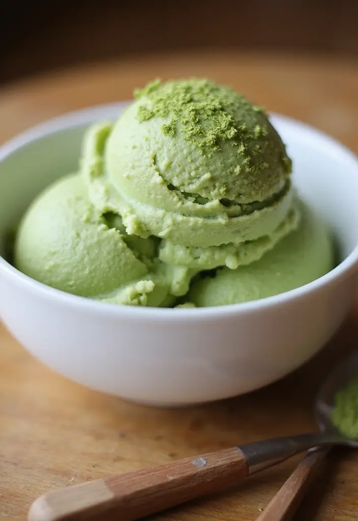 27 Four Ingredient Ice Cream Recipes Quick and Easy 17 27 Four Ingredient Ice Cream Recipes Quick and Easy - 17. Matcha Green Tea Ice Cream