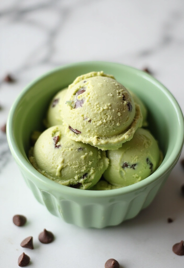 27 Four Ingredient Ice Cream Recipes Quick and Easy 2 27 Four Ingredient Ice Cream Recipes Quick and Easy - 2. Avocado Mint Chocolate Chip