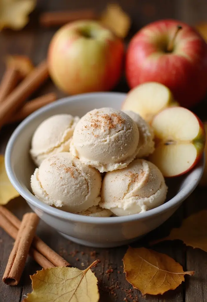 27 Four Ingredient Ice Cream Recipes Quick and Easy 23 27 Four Ingredient Ice Cream Recipes Quick and Easy - 23. Apple Cinnamon Ice Cream
