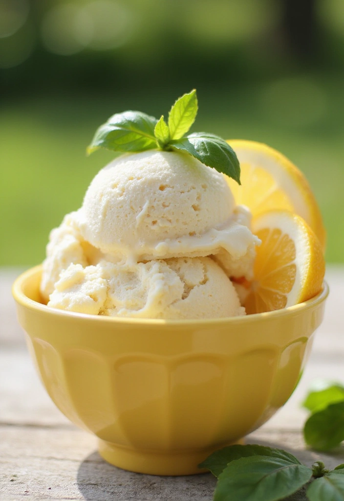 27 Four Ingredient Ice Cream Recipes Quick and Easy 24 27 Four Ingredient Ice Cream Recipes Quick and Easy - 24. Lemon Basil Ice Cream